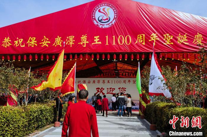 3月13日，紀念廣澤尊王誕辰1100周年活動在福建南安鳳山寺舉行。    圖片來源：中新網(wǎng)
