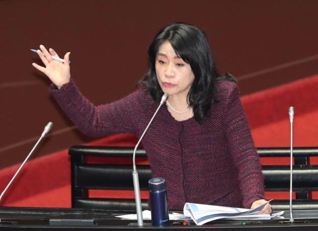 國(guó)民黨民意代表李貴敏。（圖源：臺(tái)灣“中時(shí)新聞網(wǎng)”）