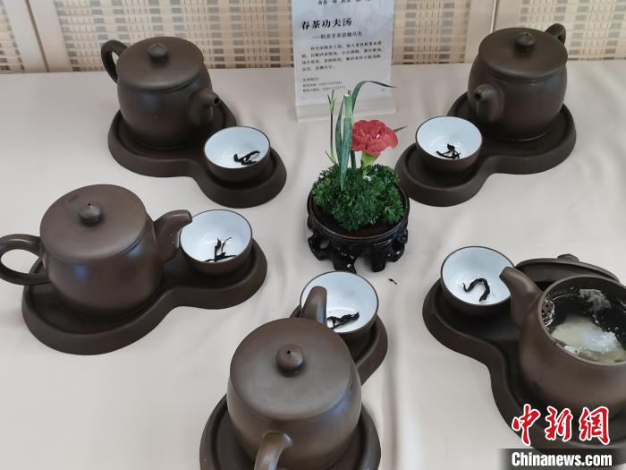 武夷山茶類(lèi)美食。　盧美齡 攝