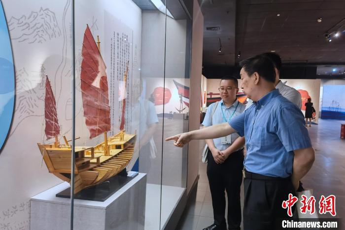 5月18日，“福船的故事：從泉州駛向馬六甲”展覽在泉州開(kāi)展?！O虹 攝