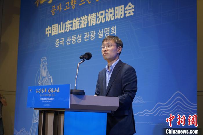 首爾市政府觀(guān)光體育局局長(zhǎng)金英渙致辭?！⑿?攝