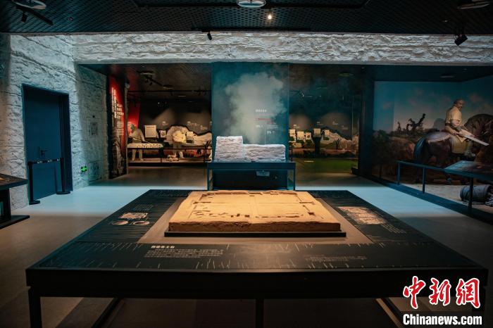 統(tǒng)萬城遺址博物館?！￡兾耐队芰治穆霉﹫D