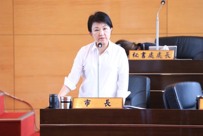 臺中市長盧秀燕。（圖源：臺灣“中時新聞網(wǎng)”）