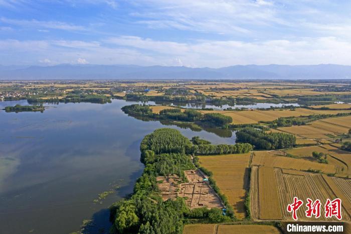 遺址遠(yuǎn)景。　陜西省考古研究院供圖