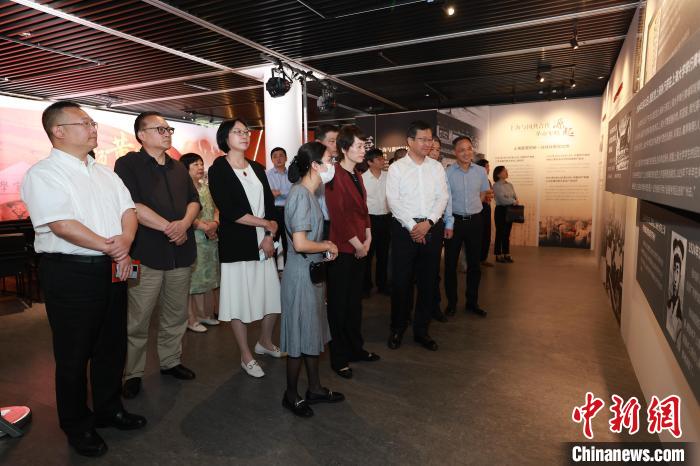 展覽現場。　上海市黃埔軍校同學會供圖