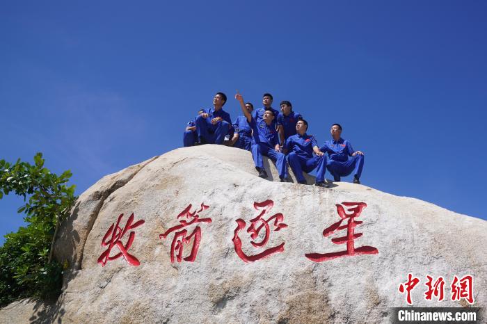 圖為銅鼓嶺測控點上的“牧箭逐星”航天人?！O鈺程供圖