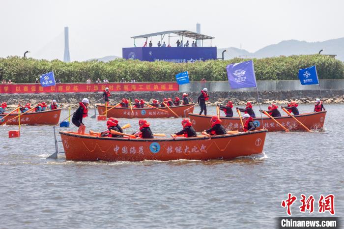 海員比武現(xiàn)場?！∪~云強 攝