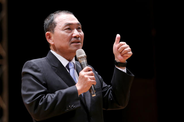 國民黨2024臺灣地區(qū)領導人參選人、新北市長侯友宜。（圖源：臺灣“中時新聞網”）