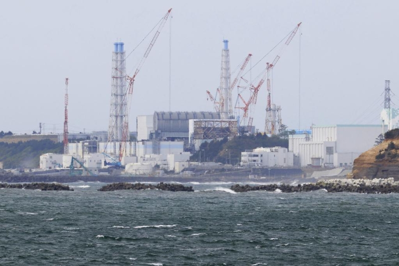 這是2021年4月13日拍攝的日本福島第一核電站。（圖源：新華社）