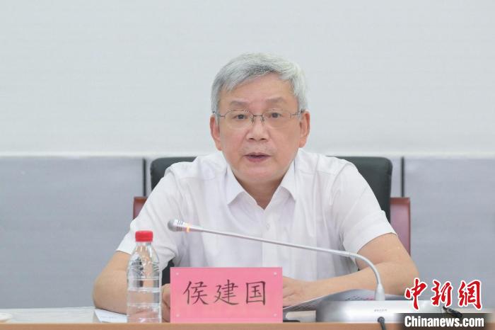 中國科學(xué)院院長侯建國出席專題座談會并講話?！≈袊茖W(xué)院 供圖