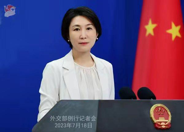 外交部發(fā)言人毛寧。薛偉 攝