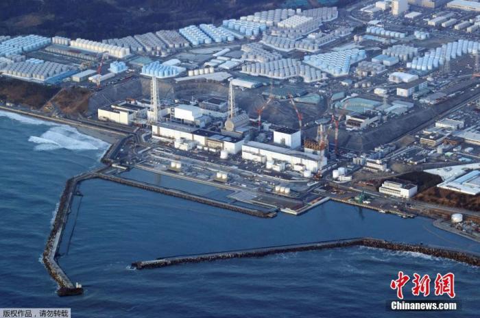 資料圖：航拍福島第一核電站。