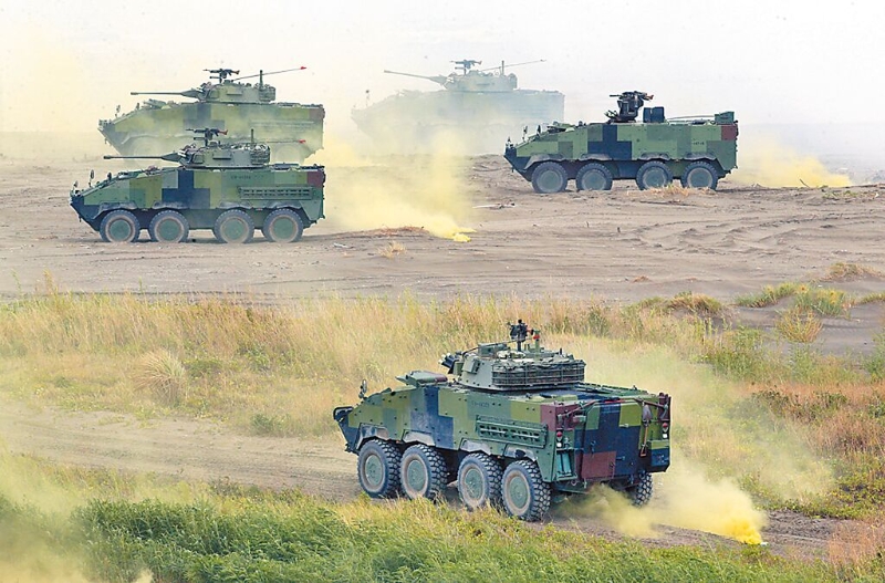 不斷擴充軍備刺激中共，將迫使兩岸走向焦土戰(zhàn)，非人民所樂見。圖為漢光演習(xí)。（本報資料照片）