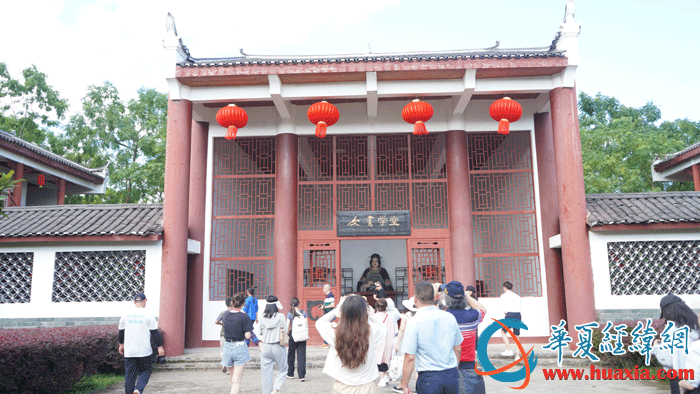 兩岸媒體人參訪女書園。（攝影：虞鷹）