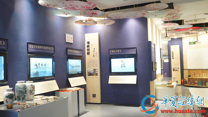 衡陽市非遺館展示的傳統(tǒng)技藝非遺介紹。（攝影：虞鷹）
