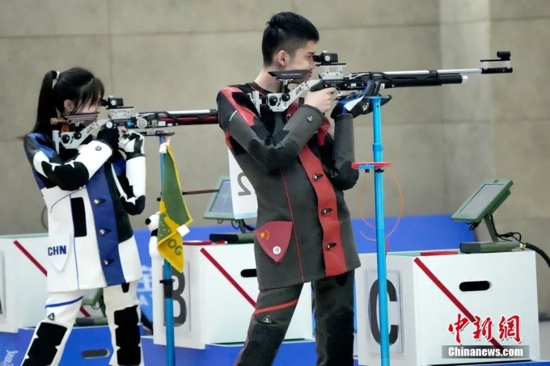 圖為中國組合在比賽中。<a target='_blank' href='/'>中新社</a>記者 田博川 攝