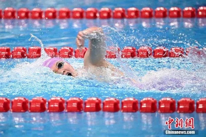圖為李冰潔在比賽中。<a target='_blank' href='/'>中新社</a>記者 王東明 攝