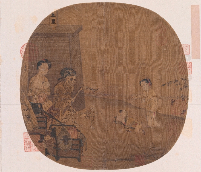 南宋名畫《骷髏幻戲圖》。圖片來源：故宮博物院官方網(wǎng)站