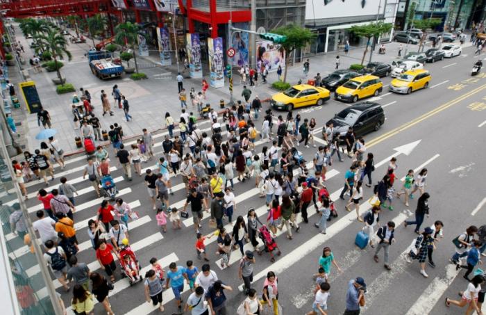 圖為信義商圈。圖片來源：臺(tái)灣“中時(shí)新聞網(wǎng)”。
