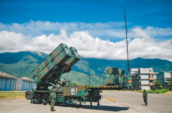 臺海軍將建造6座岸置魚叉導彈陣地與9座岸置雄風導彈陣地。圖片來源：臺灣《中國時報》。