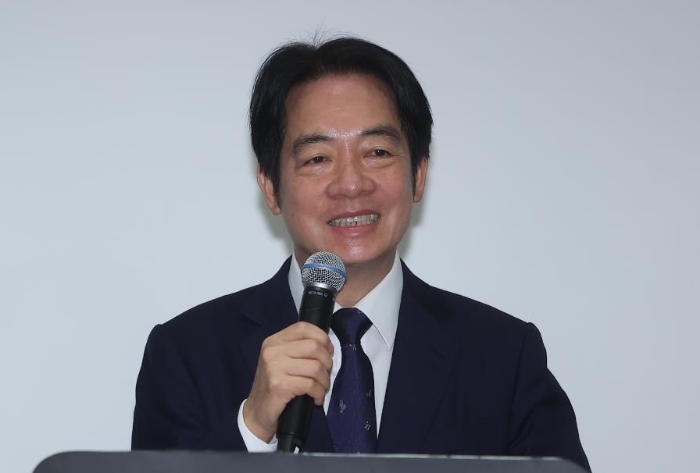 臺灣地區(qū)領(lǐng)導(dǎo)人選舉民進(jìn)黨參選人賴清德。 圖片來源：臺灣《聯(lián)合報》