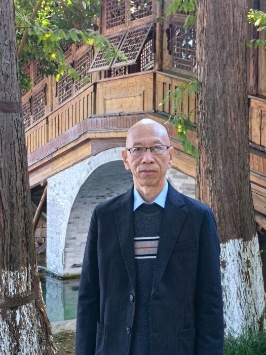 作家楊志軍。受訪人供圖