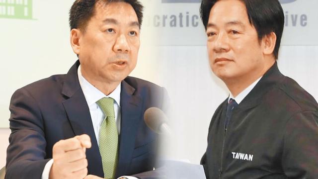 臺當(dāng)局前行政機構(gòu)發(fā)言人陳宗彥（右）涉性招待案下臺，被指劍指民進(jìn)黨主席賴清德（左）。（圖源：臺灣“中時新聞網(wǎng)”）