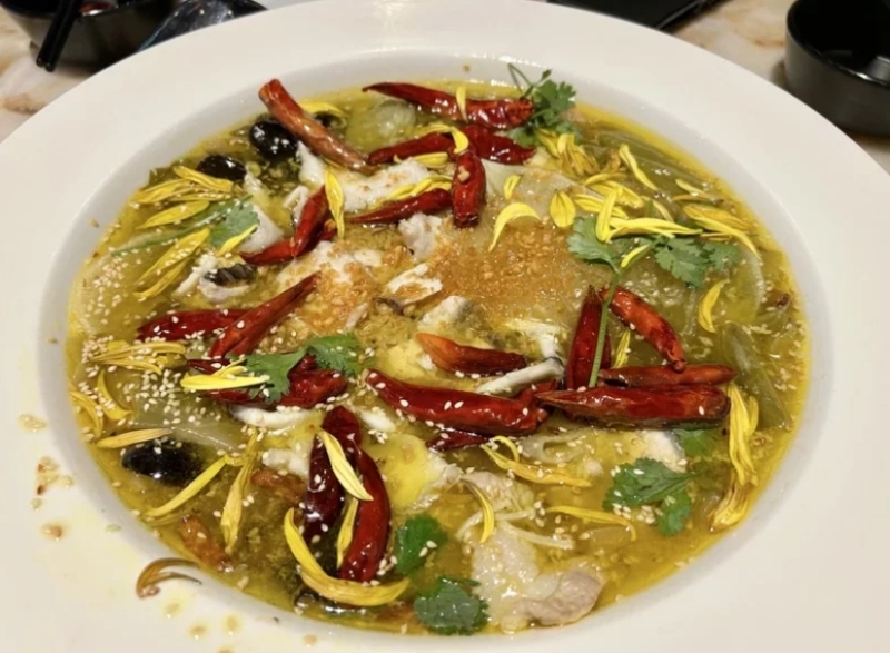 圖為酸菜魚。圖片來源：臺(tái)灣《聯(lián)合報(bào)》宋健生攝。