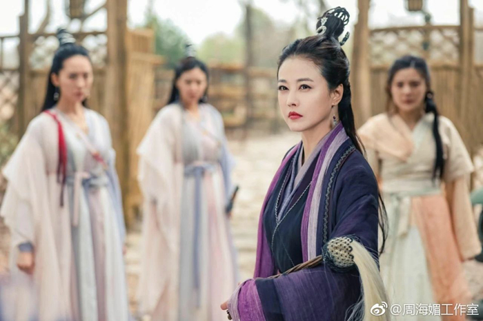 2019版《倚天屠龍記》，周海媚飾演“滅絕師太” 。來源：周海媚工作室微博