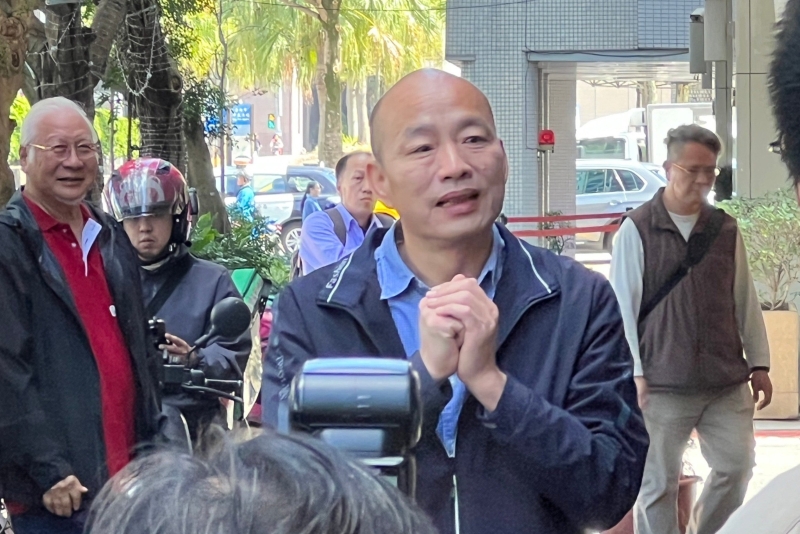 國(guó)民黨不分區(qū)民代當(dāng)選人韓國(guó)瑜。（圖源：臺(tái)灣《聯(lián)合報(bào)》）