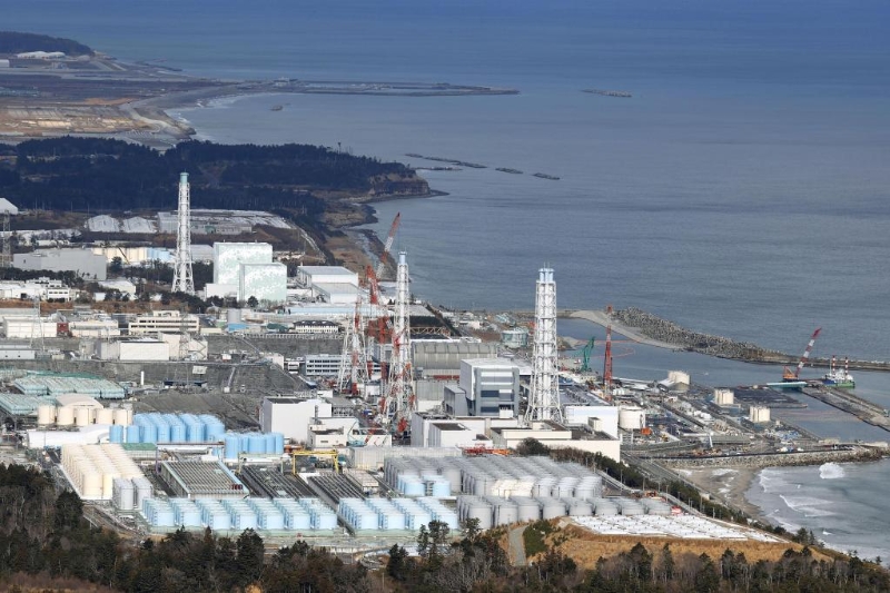 日本福島第一核電站。（圖源：日本共同社）