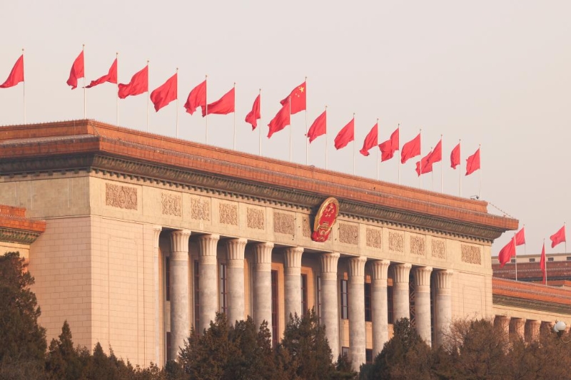 3月10日，中國(guó)人民政治協(xié)商會(huì)議第十四屆全國(guó)委員會(huì)第二次會(huì)議在北京人民大會(huì)堂舉行閉幕會(huì)。（圖源：新華社）