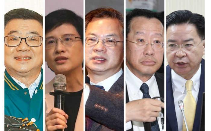 賴清德內(nèi)閣人事昨天曝光，其中行政院三長（行政院長、副院長、秘書長），將分別由：卓榮泰、鄭麗君、龔明鑫出任，國防部長和國安會(huì)秘書長，敲定由顧立雄、吳釗燮擔(dān)任。（中時(shí)數(shù)據(jù)照合成）