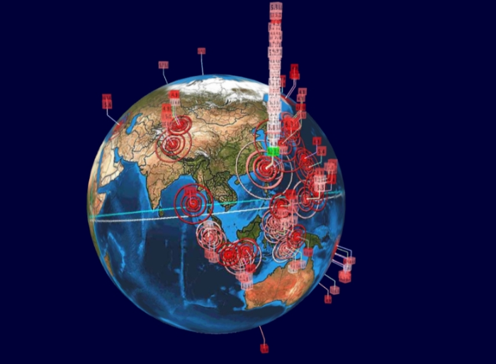 臺(tái)灣地區(qū)近日狂搖，7天內(nèi)地震次數(shù)堆棧宛如摩天大樓