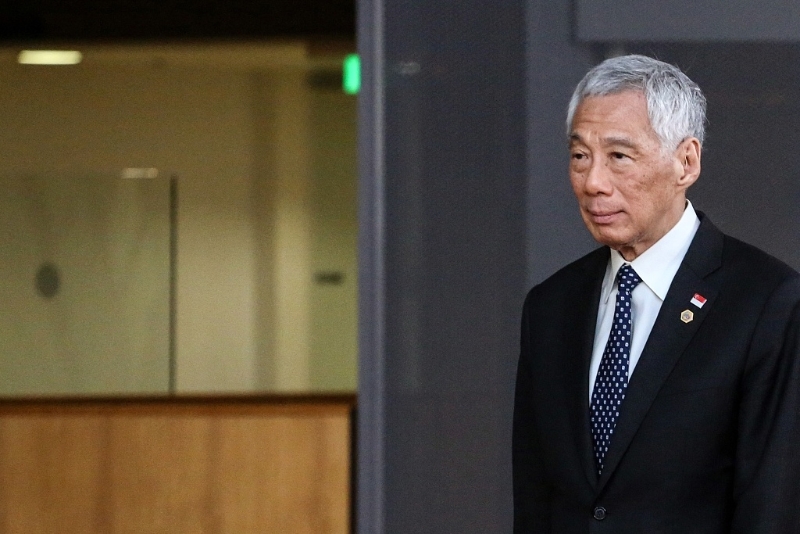 新加坡總理李顯龍。（圖源：央視新聞）