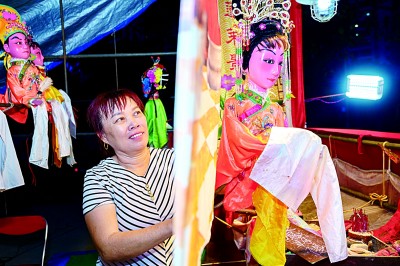 海南三江公仔戲：木偶舞動 瓊韻悠揚