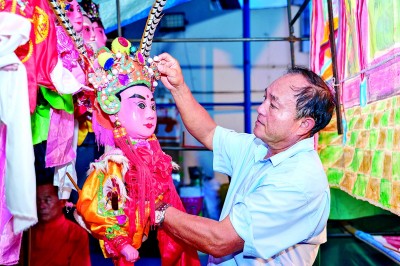 海南三江公仔戲：木偶舞動 瓊韻悠揚