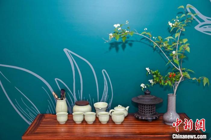 “好山好水出好茶——茶文化 茶生活展”現(xiàn)場?！≈袊に嚸佬g(shù)館·中國非物質(zhì)文化遺產(chǎn)館供圖.jpg