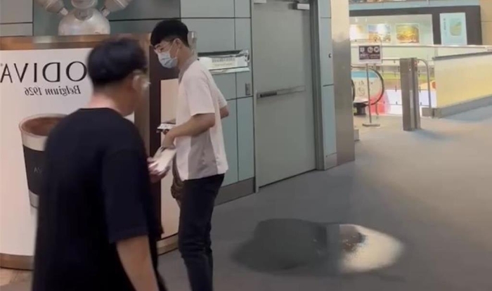 桃園機(jī)場第二航廈漏水