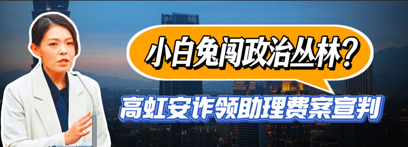 小白兔闖政治叢林？ 高虹安詐領(lǐng)助理費(fèi)案宣判