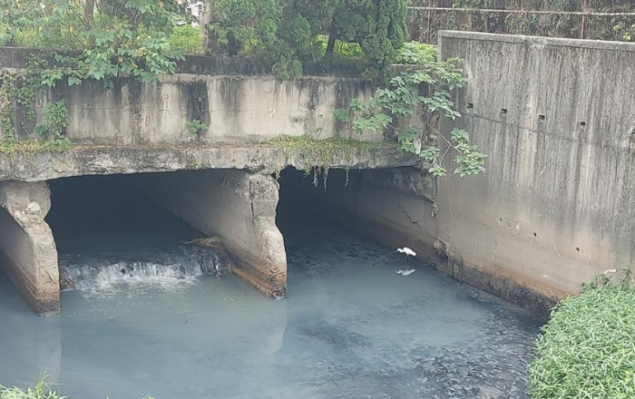 新北蘆洲區(qū)水湳溝過去惡臭臟亂聞名，新北水利局改善工程近期完工