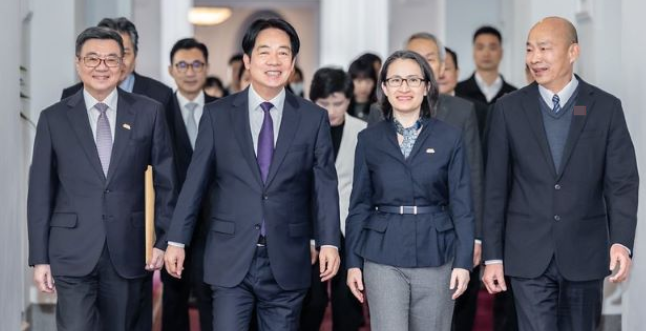 賴清德邀請“五院院長”會(huì)談，其中包括韓國瑜