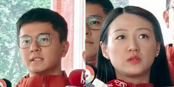 罷免綠營雙吳召集人李孝亮（左）、劉思吟（右）